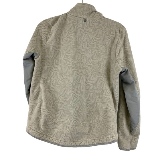 BOGO LL Bean Textured Fleece Full Zip Jacket Floral Embroiderd Women Petite Smal - Picture 8 of 15